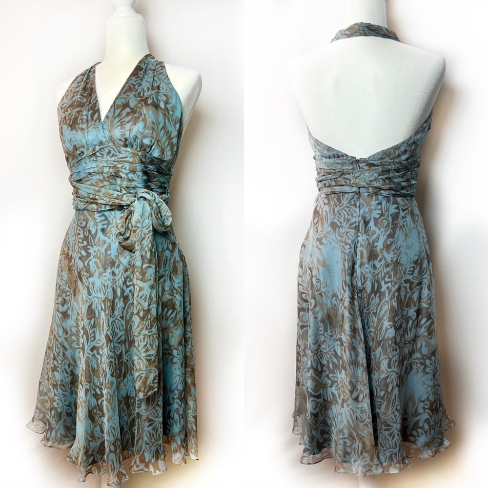 Carmen Mark Valvo Collection Dress Size 8 silk